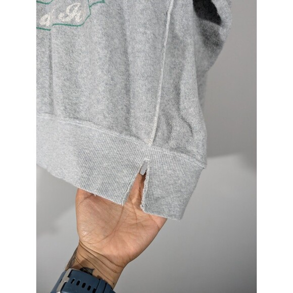 Aerie Womens Grey The Chill Cozy Graphic Crew Neck Sweatshirt Sz M Streetwear - Picture 5 of 10